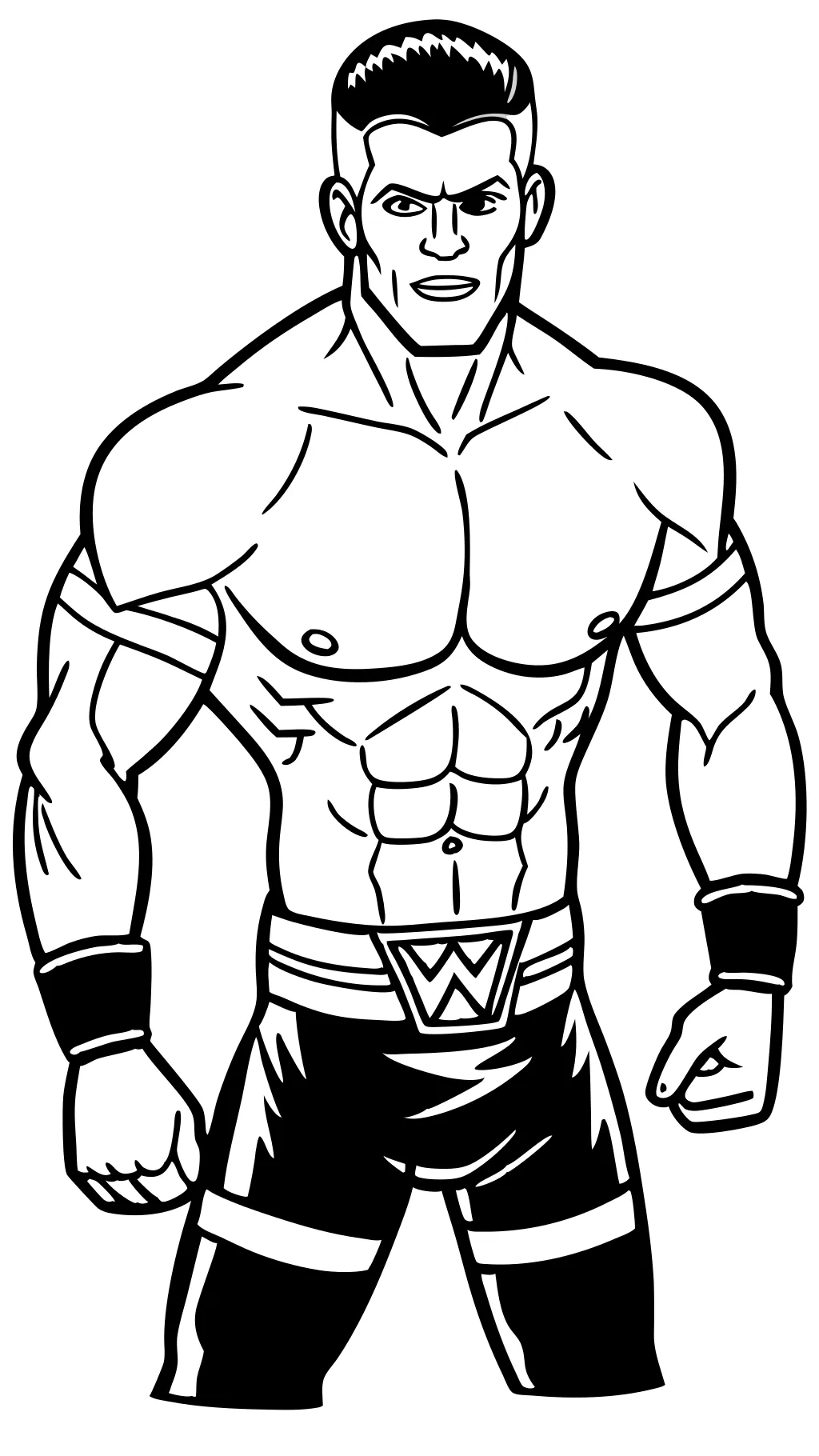 coloriage de la WWE Cody Rhodes